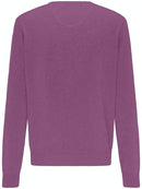 Plain V Neck Jumper - Mauve
