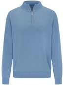 Plain Troyer Zip Jumper - Soda