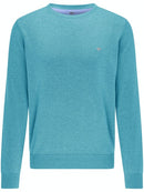 Plain Round Neck Jumper - Riverside
