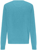 Plain V Neck Jumper - Riverside