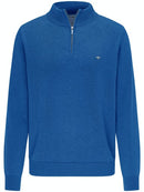 Plain Troyer Zip Jumper - Aero
