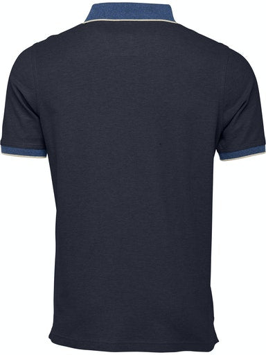 Contrast Collar Polo Shirt - Navy