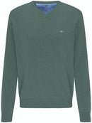 Plain V Neck Jumper - Mojito