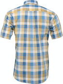 Short Sleeve Check Shirt - Diesel/mustard