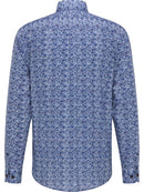 Paisley Print Casual Fit Shirt - Blue Paisley