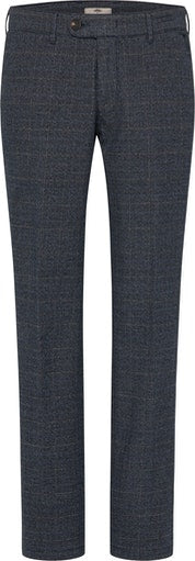 Flat Front Check Trouser - Night
