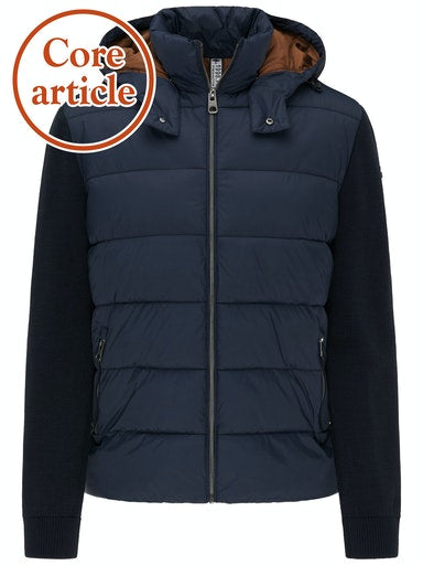 Hooded Downtouch Jacket - Navy