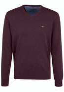 V-Neck Jumper - Amarena