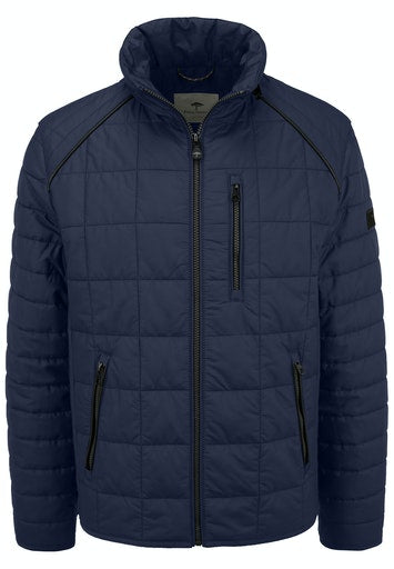Biker Quilted Jacket - Royal