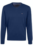 V-Neck Jumper - Ink