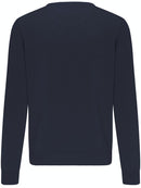 Plain Round Neck Jumper - Navy