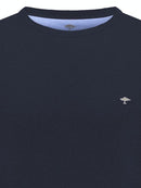 Plain Round Neck Jumper - Navy