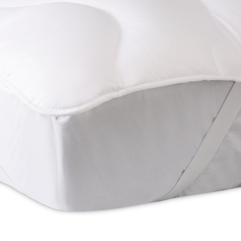 Spundown Mattress Topper Enhancer - White