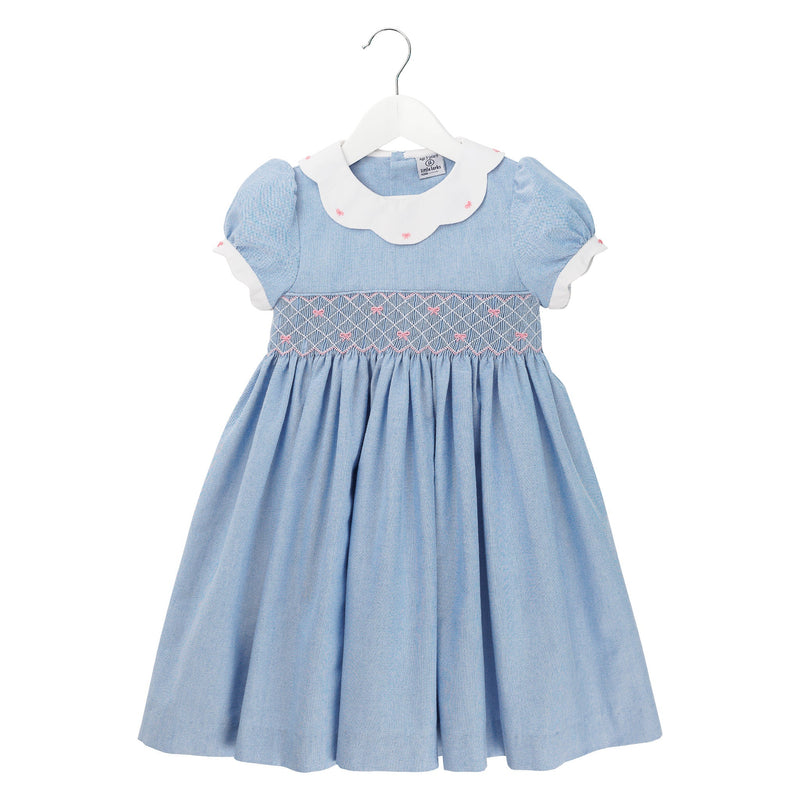 Florence Romper - Blue Chambray