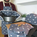 Fluffy Flock Double Oven Glove