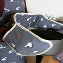 Fluffy Flock Double Oven Glove