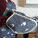 Fluffy Flock Double Oven Glove