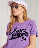 Collegiate Cali State Tee - Fluro Purple