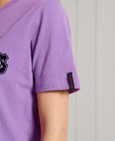 Collegiate Cali State Tee - Fluro Purple