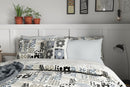 Freyja Duvet Cover Set - Steel