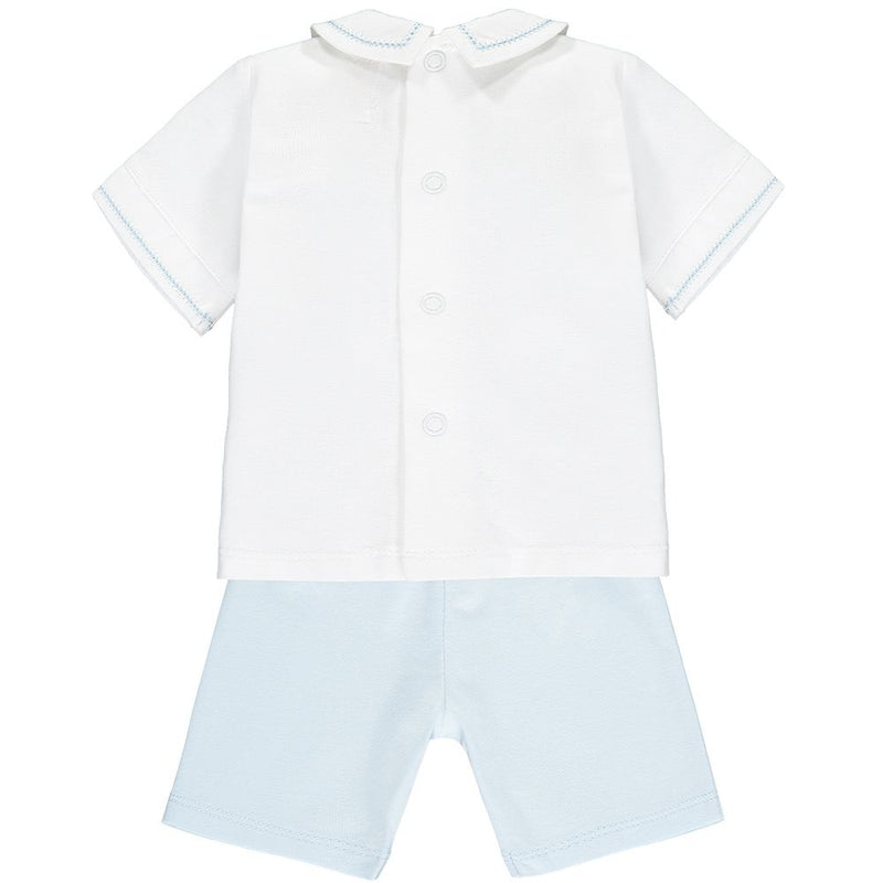 Top And Shorts - Pale Blue