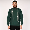 Pattern V-neck - Pine