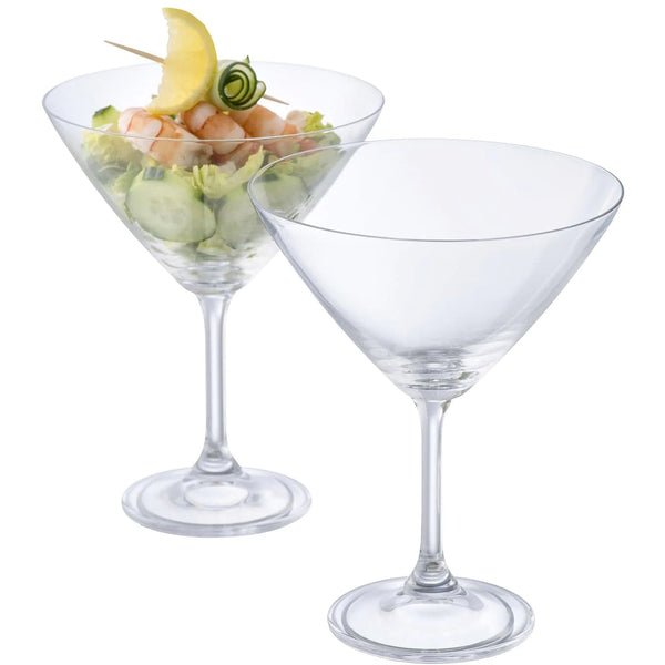 Elegance Set of 2 Martini Glasses