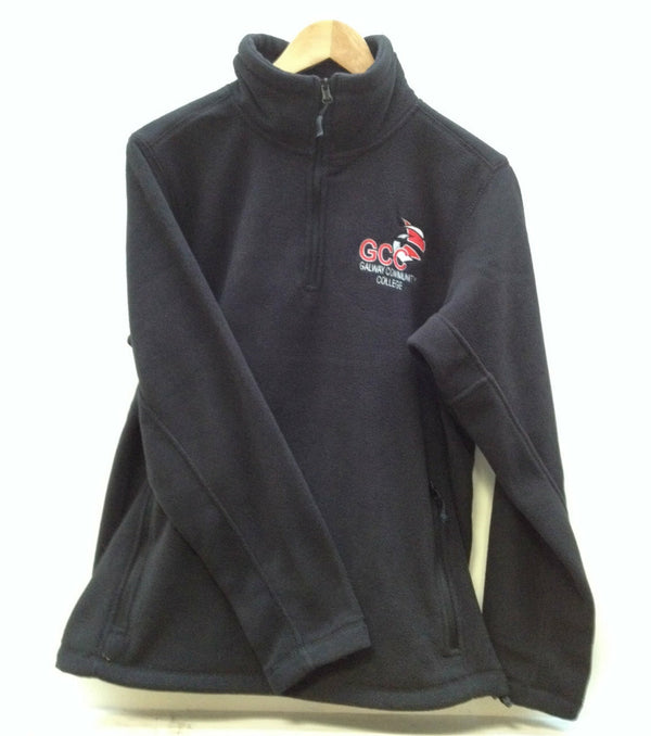 Russell Crested Fleece Top - Black