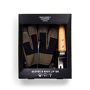 Leather Gloves & Root Lifter