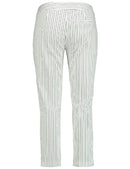 Casual Flow Crop Trouser - Off White