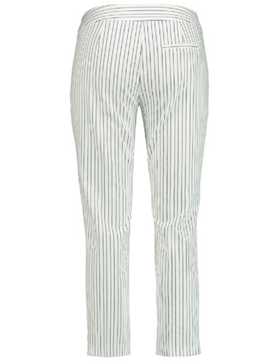 Casual Flow Crop Trouser - Off White