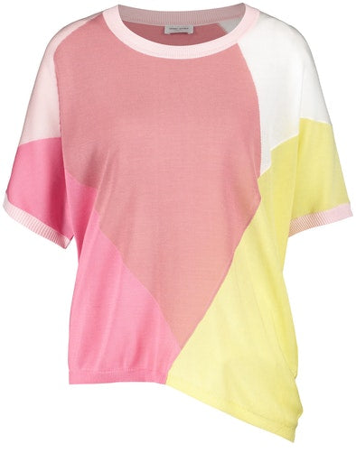 Inspiring Blooming Blush Short Sleeve Crew - Rose