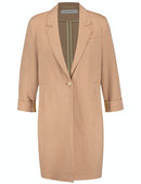Desert Sun Long Blazer - Cappuccino