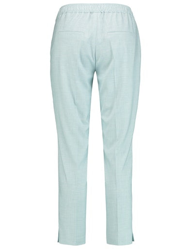 Summer Splash Crop Trouser - Aqua