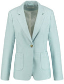 Summer Splash Blazer - Aqua