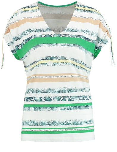 Casual Desert Short Sleeve T-Shirt - Ecru