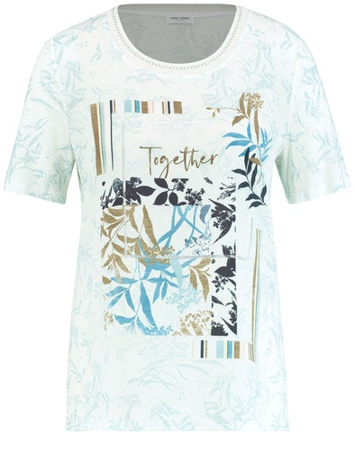 Summer Splash Short Sleeve T-Shirt - Off White