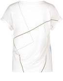 Summer Splash Short Sleeve T-Shirt - Ecru