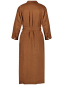 Casual Soft Dress - Tobacco