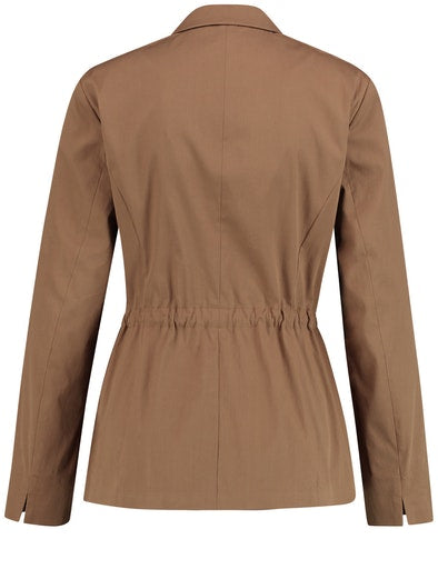 Inspiring Blooming Blush Blazer - Tobacco