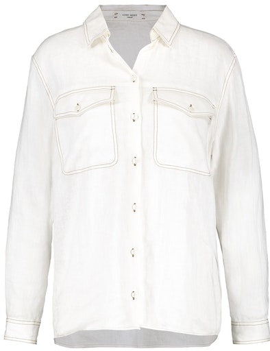 Casual Soft Blouse - Off White
