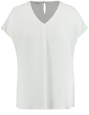 Desert Sun Short Sleeve Blouse - Off White