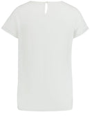 Desert Sun Short Sleeve Blouse - Off White