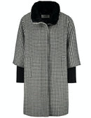 Inspiring Neotrad Wool Coat - Black Check