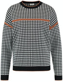 Inspiring Neo Tradition Pullover - Black/cream/hazelnut