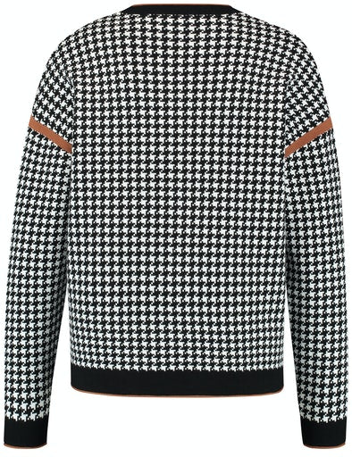 Inspiring Neo Tradition Pullover - Black/cream/hazelnut