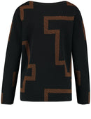 Inspiring Neo Tradition Pullover - Black/hazelnut