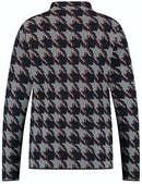 Houndstooth Crew - Blue/red/orange Figured
