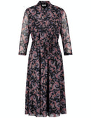 Inspiring Boheme Dress - Navy Sienna Print