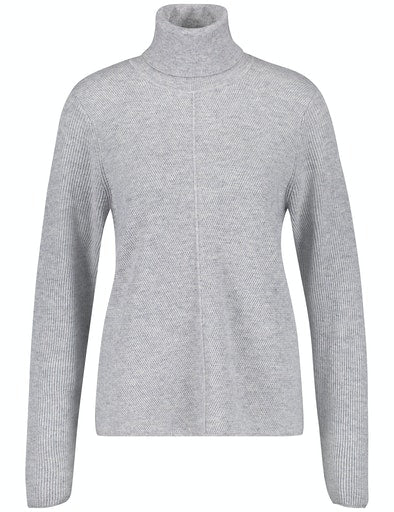 Nos Plain Poloneck - Light Grey